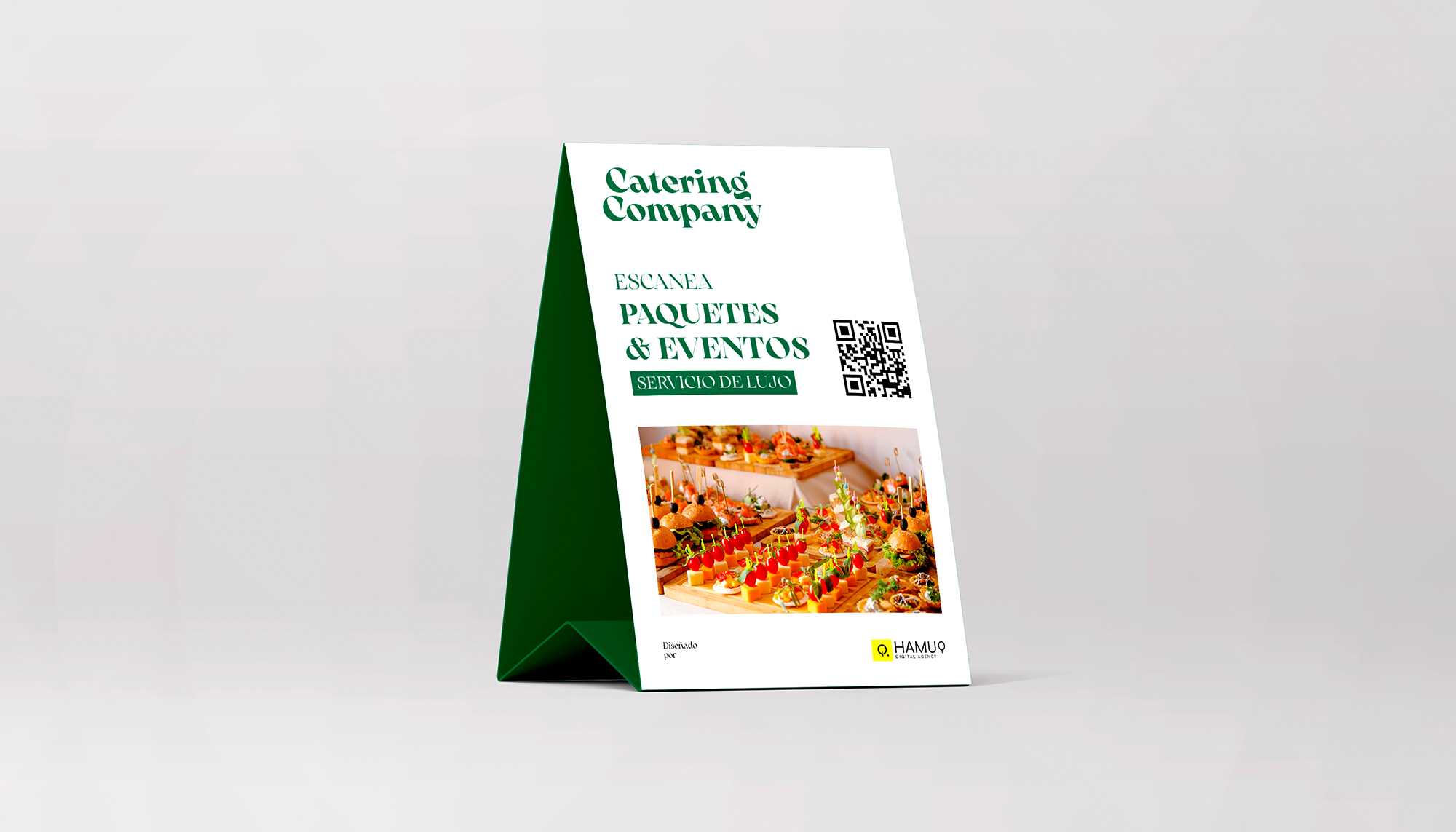 Creación de logo, diseño de marca, branding, catering